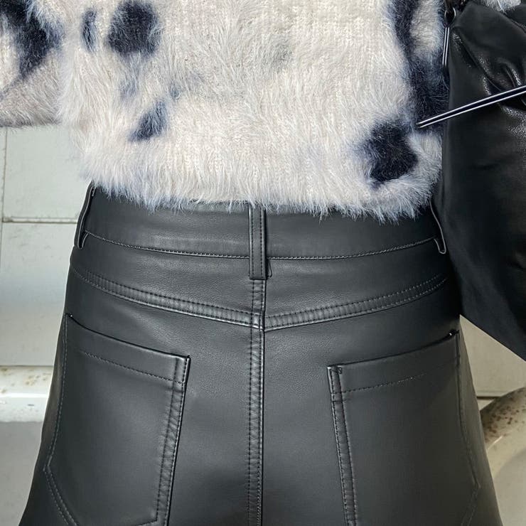 ヴィンテージライク合成皮革スカパン | non-hedge  | 詳細画像22 