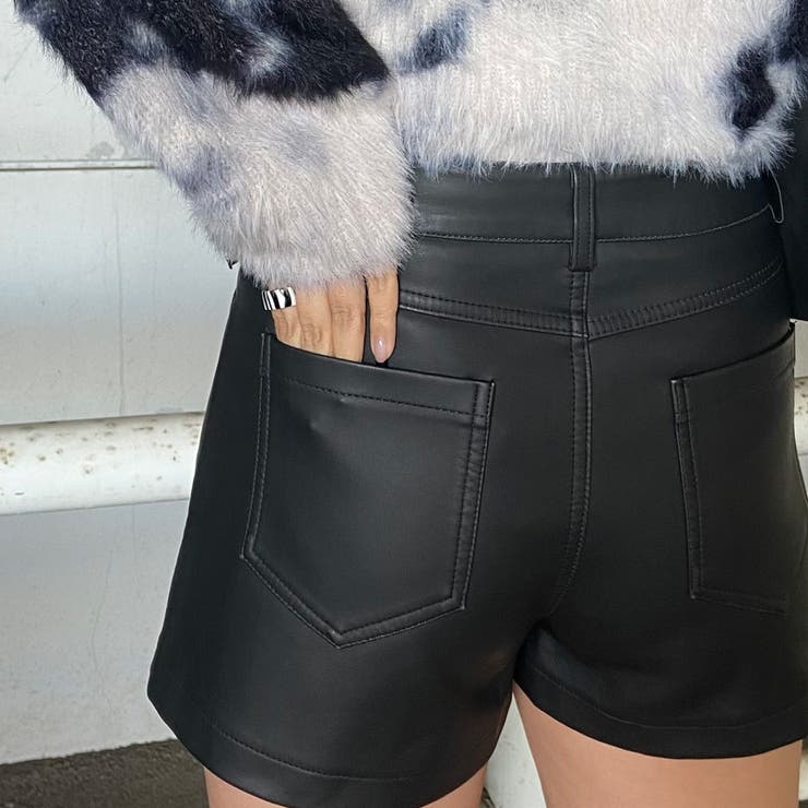 ヴィンテージライク合成皮革スカパン | non-hedge  | 詳細画像24 