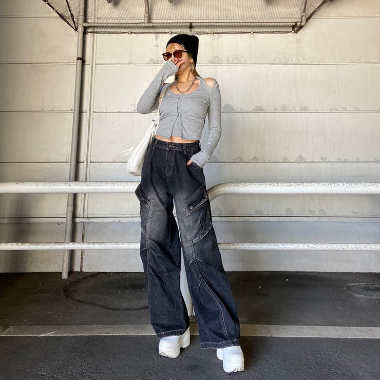 アンサンブル風サイドドロストトップス | non-hedge  | 詳細画像2 