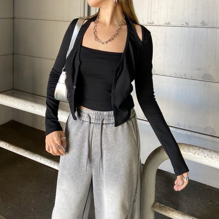 アンサンブル風サイドドロストトップス | non-hedge  | 詳細画像28 