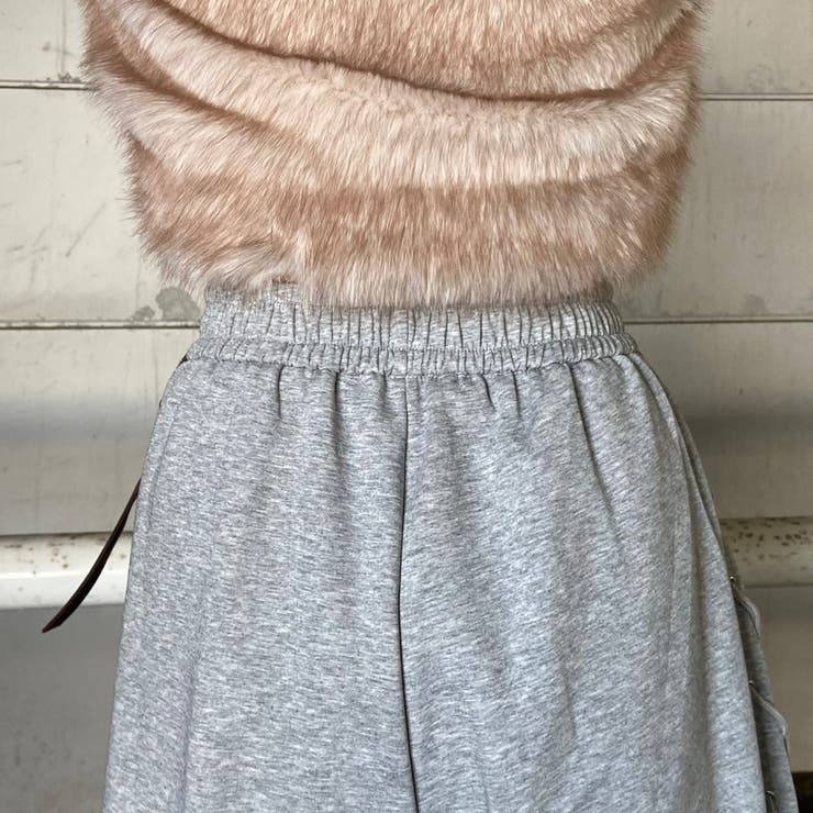 サイドレースアップカットワイドパンツ | non-hedge  | 詳細画像26 