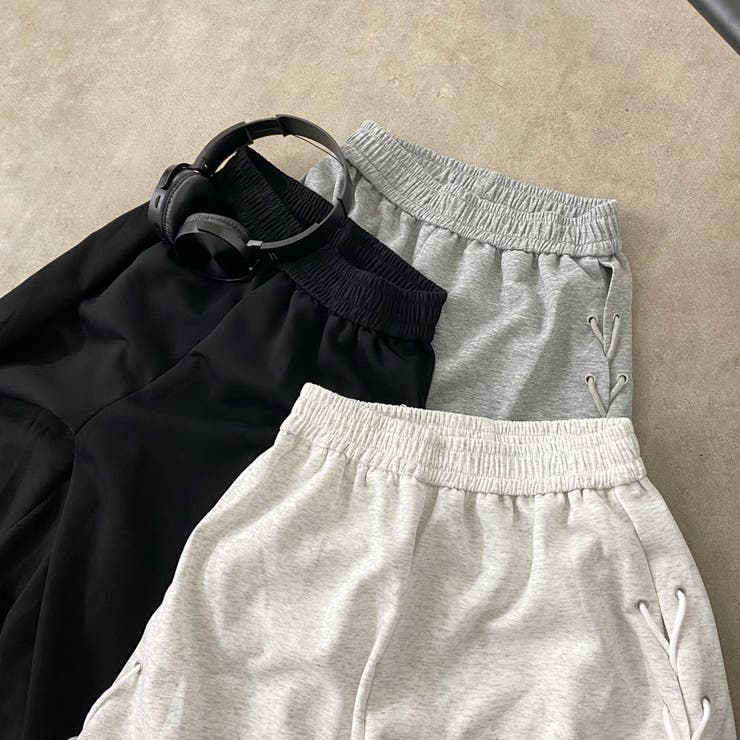 サイドレースアップカットワイドパンツ | non-hedge  | 詳細画像32 