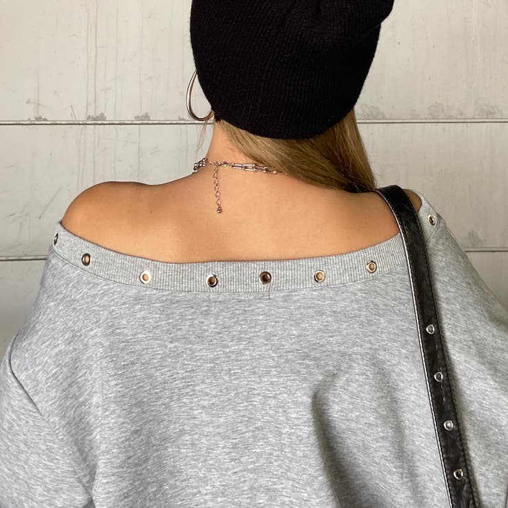 ハトメオフショルプルオーバー | non-hedge  | 詳細画像24 