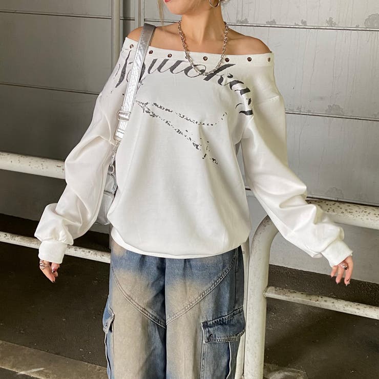 ハトメオフショルプルオーバー | non-hedge  | 詳細画像4 