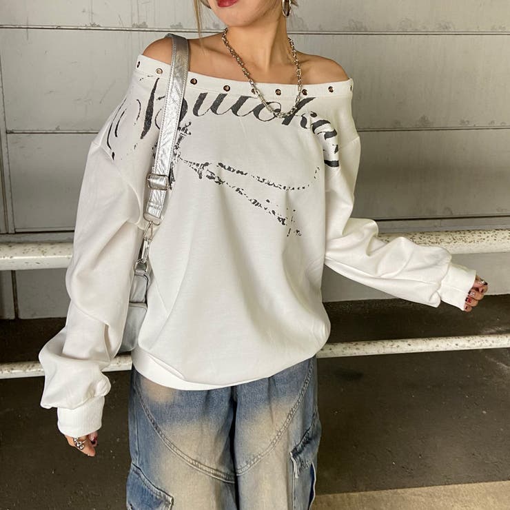 ハトメオフショルプルオーバー | non-hedge  | 詳細画像5 