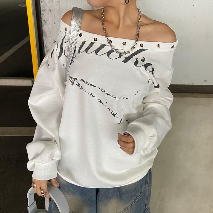 ハトメオフショルプルオーバー | non-hedge  | 詳細画像7 