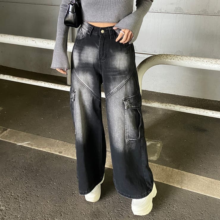 切替デニムカーゴパンツ | non-hedge  | 詳細画像25 