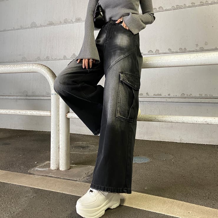 切替デニムカーゴパンツ | non-hedge  | 詳細画像26 