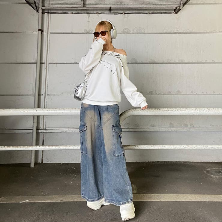 切替デニムカーゴパンツ | non-hedge  | 詳細画像3 