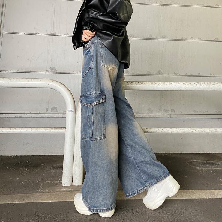 切替デニムカーゴパンツ | non-hedge  | 詳細画像5 