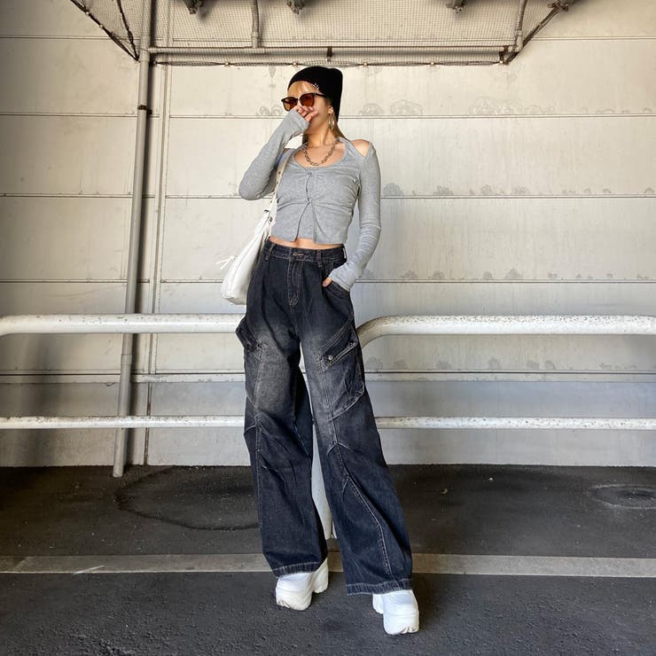 タックデニムカーゴパンツ | non-hedge  | 詳細画像9 