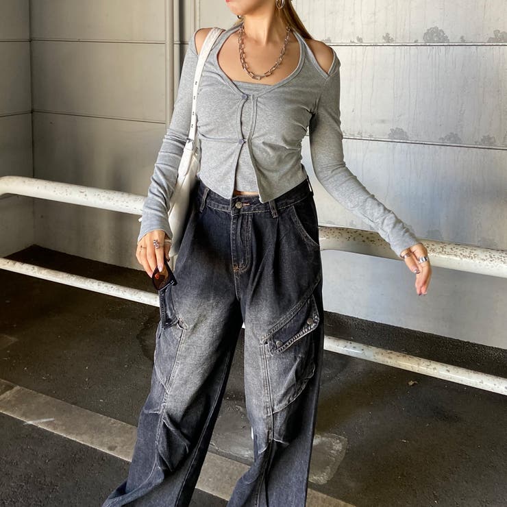 タックデニムカーゴパンツ | non-hedge  | 詳細画像10 