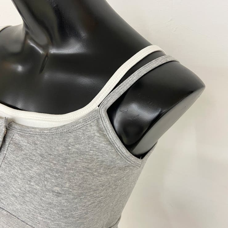 シルバーボタンアンサンブル風キャミソール | non-hedge  | 詳細画像19 