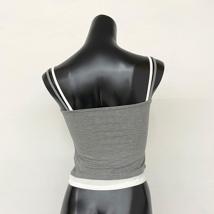 ボタンヘンリーアンサンブル風キャミソール | non-hedge  | 詳細画像13 