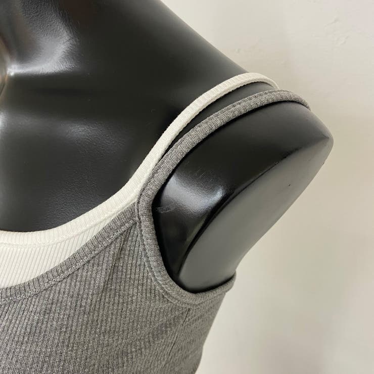 ボタンヘンリーアンサンブル風キャミソール | non-hedge  | 詳細画像15 