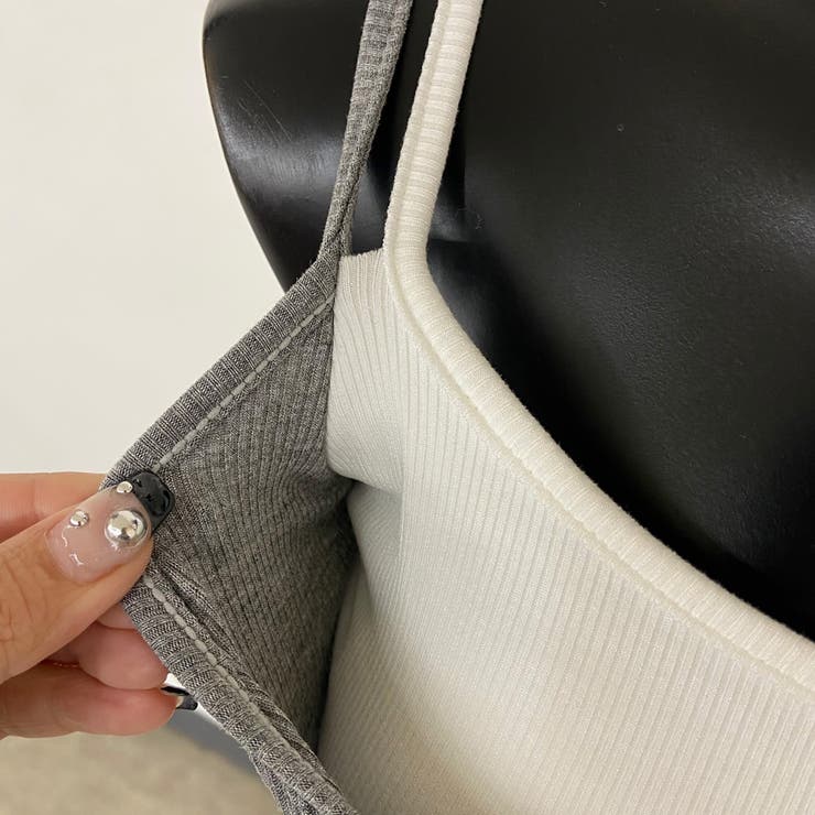 ボタンヘンリーアンサンブル風キャミソール | non-hedge  | 詳細画像16 