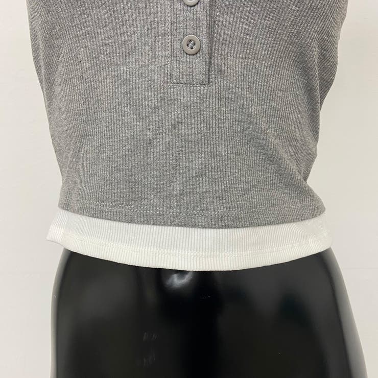 ボタンヘンリーアンサンブル風キャミソール | non-hedge  | 詳細画像18 