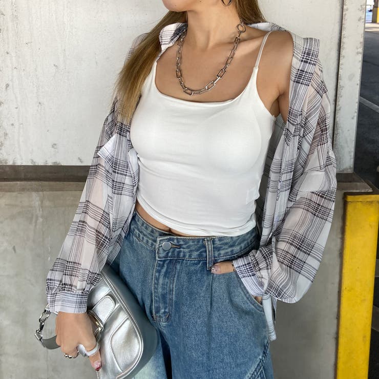 オフホワイト | ベーシックキャミソール | non-hedge 