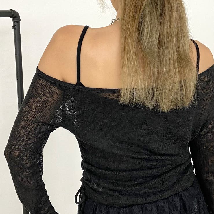 裾レースタンクトップ・透かしプルオーバーセット | non-hedge  | 詳細画像21 