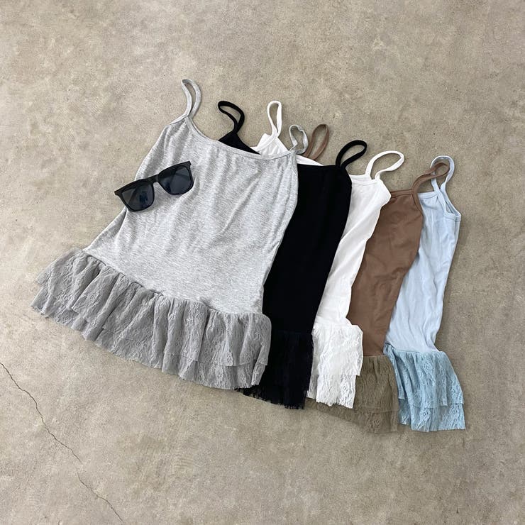 裾レースタンクトップ・透かしプルオーバーセット | non-hedge  | 詳細画像37 