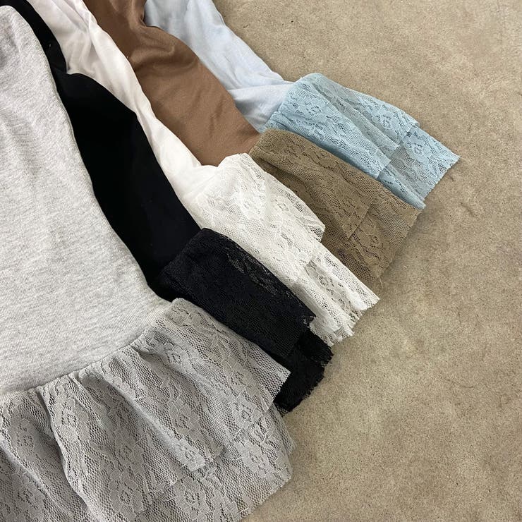 裾レースタンクトップ・透かしプルオーバーセット | non-hedge  | 詳細画像38 