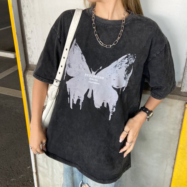 ブラック×ホワイト | ブリーチビッグT | non-hedge 