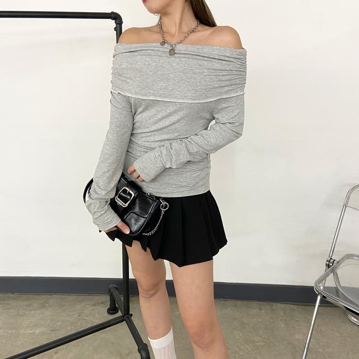 オフショルダーサイドドロストT | non-hedge  | 詳細画像12 