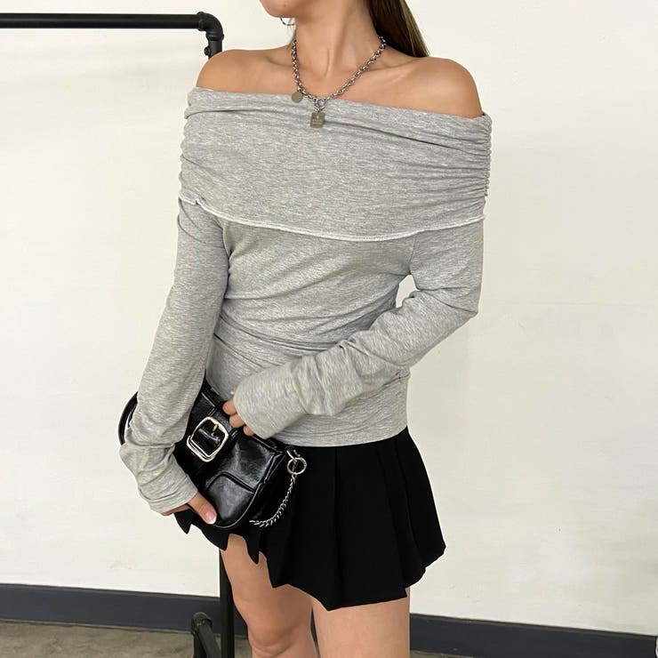 オフショルダーサイドドロストT | non-hedge  | 詳細画像13 