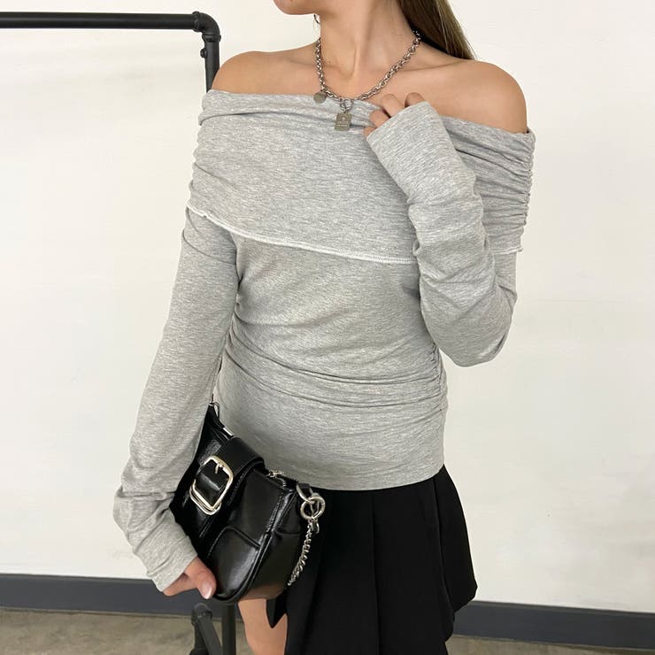 オフショルダーサイドドロストT | non-hedge  | 詳細画像14 