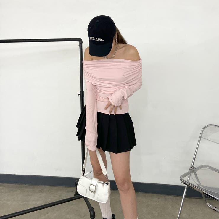 オフショルダーサイドドロストT | non-hedge  | 詳細画像19 