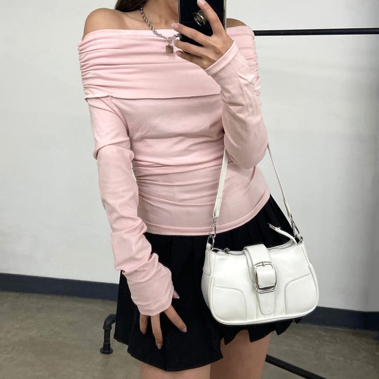 オフショルダーサイドドロストT | non-hedge  | 詳細画像24 