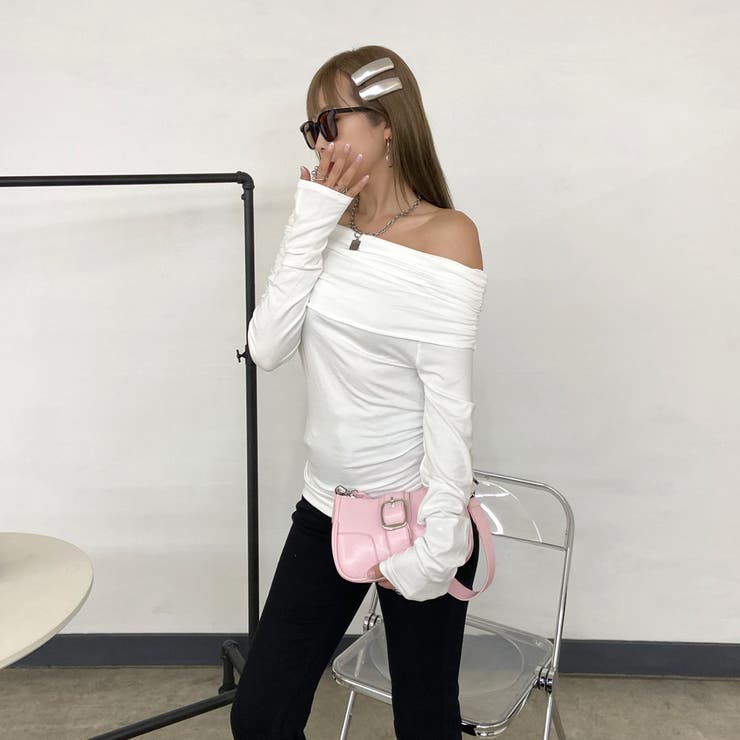 オフショルダーサイドドロストT | non-hedge  | 詳細画像2 