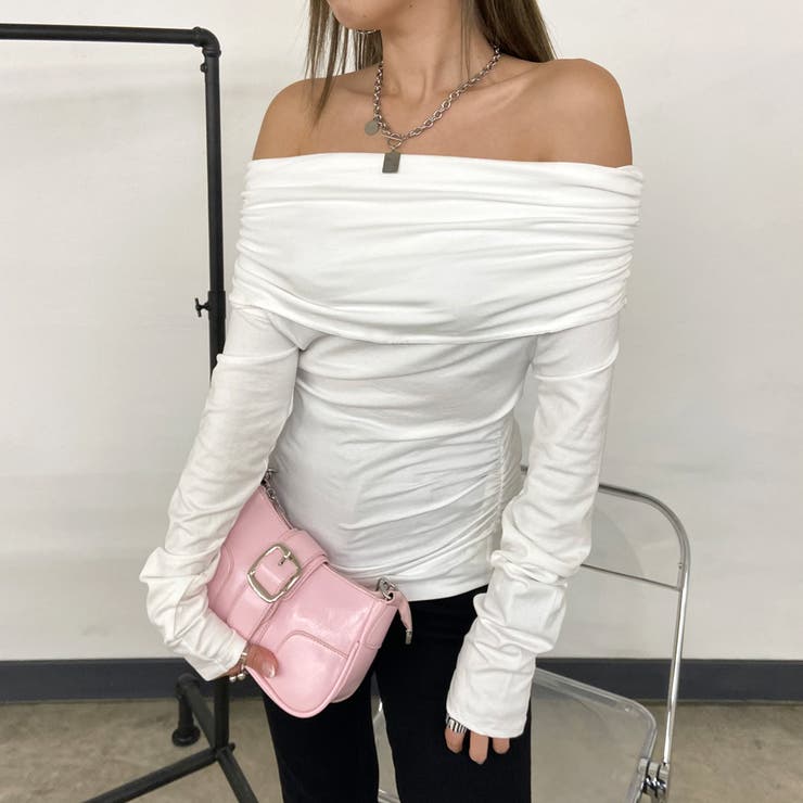 オフショルダーサイドドロストT | non-hedge  | 詳細画像4 