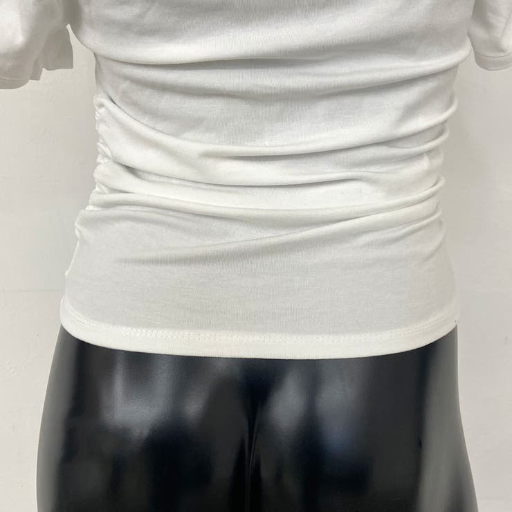 オフショルダーサイドドロストTシャツ | non-hedge  | 詳細画像42 