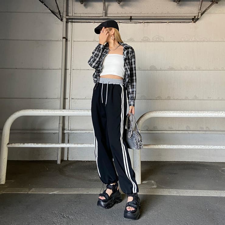 配色ラインカットパンツ | non-hedge  | 詳細画像14 