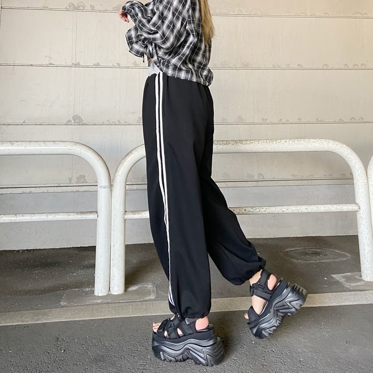 配色ラインカットパンツ | non-hedge  | 詳細画像16 