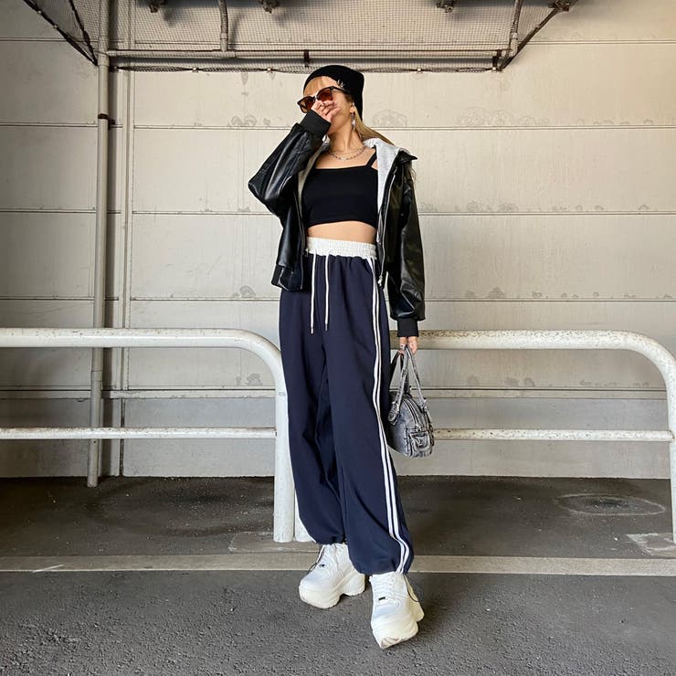 配色ラインカットパンツ | non-hedge  | 詳細画像2 