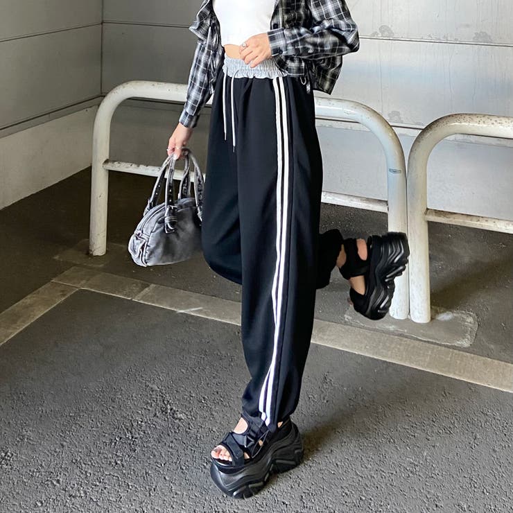 配色ラインカットパンツ | non-hedge  | 詳細画像19 