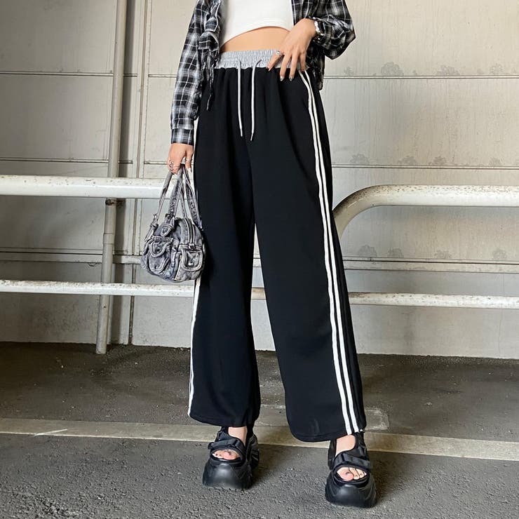 配色ラインカットパンツ | non-hedge  | 詳細画像21 