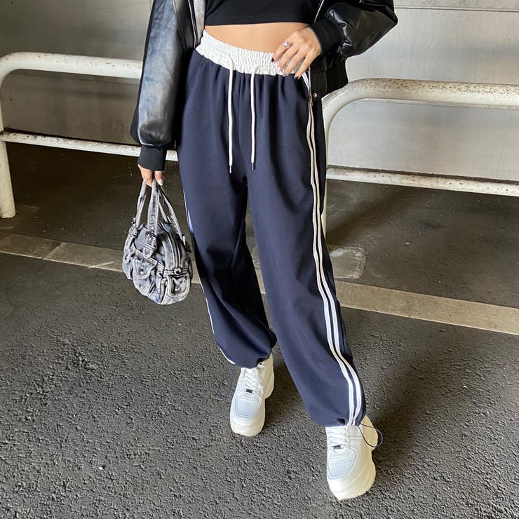 配色ラインカットパンツ | non-hedge  | 詳細画像4 