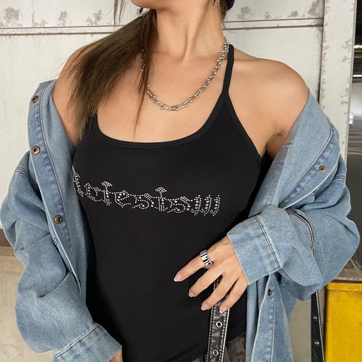 ストーンロゴキャミソール | non-hedge  | 詳細画像17 