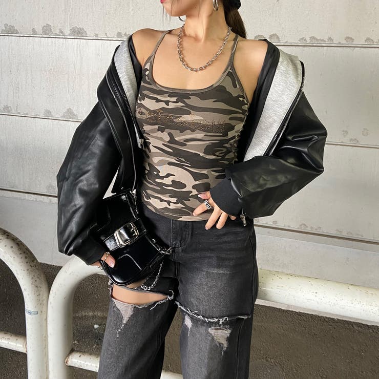 ストーンロゴキャミソール | non-hedge  | 詳細画像5 