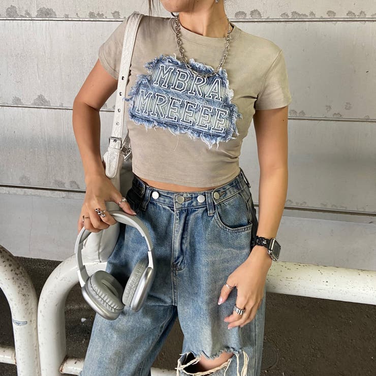 デニムロゴショートTシャツ | non-hedge  | 詳細画像12 