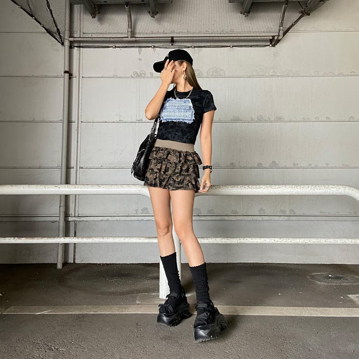 デニムロゴショートTシャツ | non-hedge  | 詳細画像14 