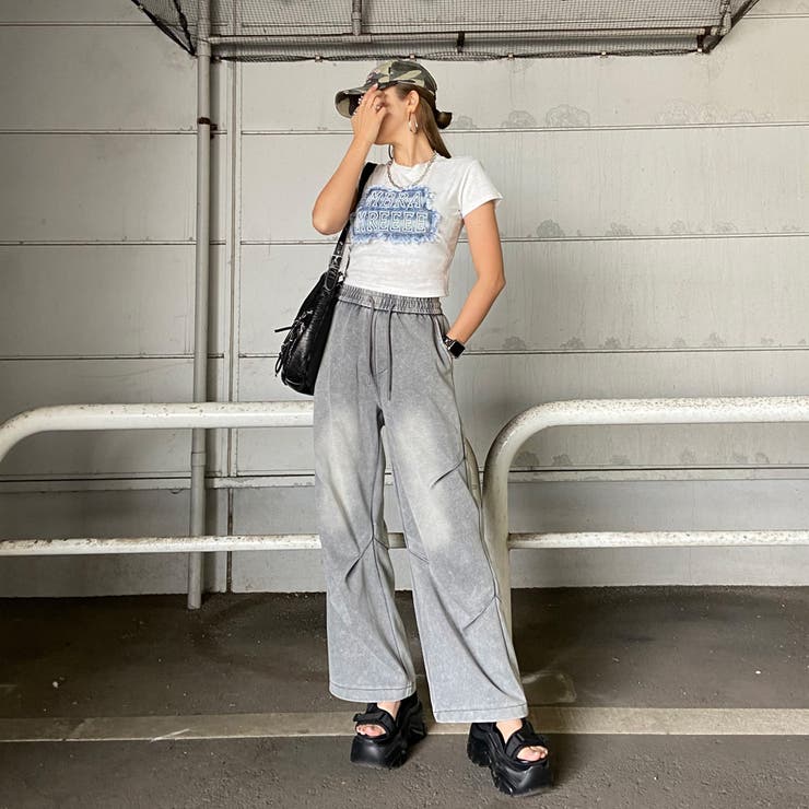 デニムロゴショートTシャツ | non-hedge  | 詳細画像2 