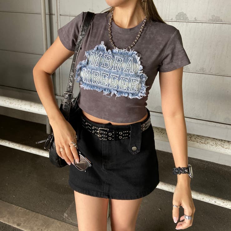 デニムロゴショートTシャツ | non-hedge  | 詳細画像26 