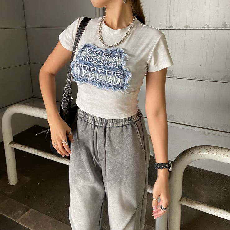 デニムロゴショートTシャツ | non-hedge  | 詳細画像5 