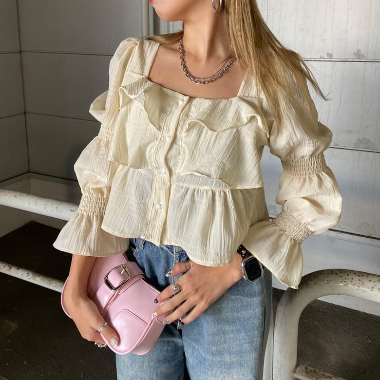 ティアードスクエアプルオーバー | non-hedge  | 詳細画像1 