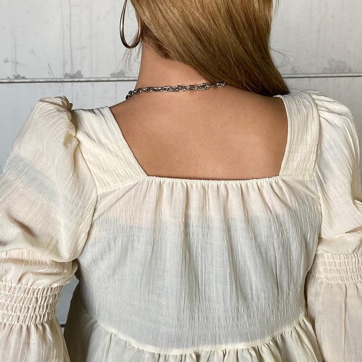 ティアードスクエアプルオーバー | non-hedge  | 詳細画像9 