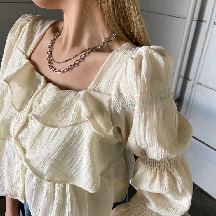 ティアードスクエアプルオーバー | non-hedge  | 詳細画像10 